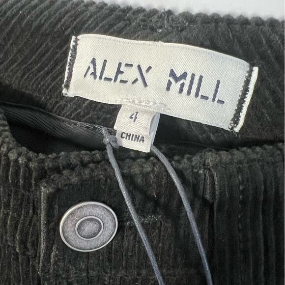 NEW Alex Mill Darci Corduroy Chino Trousers Pants Hunter Green Sz 4 - Picture 6 of 7